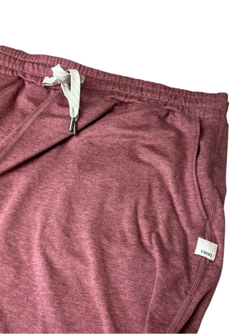 Vuori Women’s Large Cozy Maroon Dream Knit Athletic Jogger Sweatpants - Picture 8 of 10